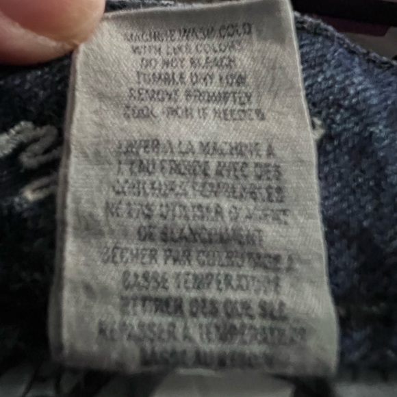 American Eagle distressed, skinny 77, stretch, low rise, jeans size 0 Reg - Picture 10 of 10